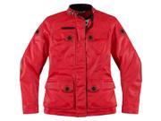 Icon 1000 Akorp Womens Jacket Mischief Red SM