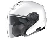 Nolan N40 Classic N Com 2015 Helmet Metallic White MD