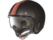 Nolan N21 Banner Helmet Flat Black Orange MD