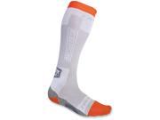 Moose Racing Sahara 2014 MX Offroad Socks White Orange MD LG