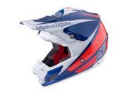 Troy Lee Designs SE3 Corse 2 MX Offroad Helmet Blue Red White SM