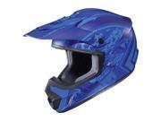 HJC CS MX 2 Squad Motocross Motorcycle Helmet Matte Blue MD