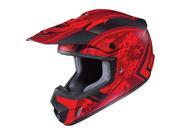 HJC CS MX 2 Squad Motocross Motorcycle Helmet Matte Red Black MD