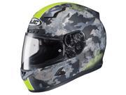 HJC CL 17 Void MX Motocross Helmet Matte Black Hi Viz Yellow LG