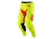Troy Lee Designs SE Air Starburst 2016 MX Offroad Pants Fluorescent Yellow Orange 32