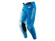 Troy Lee Designs GP Air 50 50 Youth Boys MX Offroad Pants White Blue 24