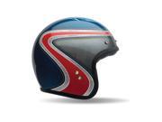 Bell Custom 500 Airtrix SE Heritage Motorcycle Helmet Blue Red Silver LG