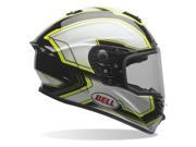 Bell Star Pace Motorcycle Helmet Black White Yellow SM