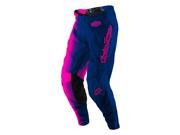 Troy Lee Designs GP Air 50 50 Youth Boys MX Offroad Pants Pink Navy Blue 26