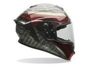 Bell Star RSD Blast Motorcycle Helmet Dark Red Black Green LG