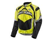 Icon Contra Textile Jacket Military Spec Yellow XL