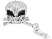 Bikers Choice Custom Mirrors Skull Chrome Black Eyes 18 419