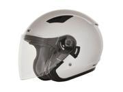 AFX FX 46 Solid Helmet Silver MD