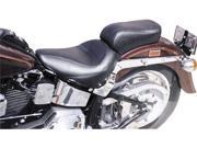 Mustang Original Vintage Seat Black Fits 08 12 Harley FLSTSB Softail Cross Bones