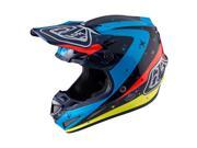 Troy Lee Designs SE4 Twilight Carbon Moto Helmet Navy Blue Red SM