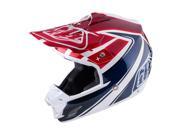 Troy Lee Designs SE3 Neptune MX Offroad Helmet White Red Blue MD