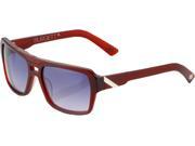 100% Burgett Sunglasses Basin Red Blue OS