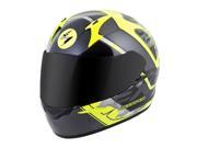 Scorpion EXO R410 Convoy Motorcycle Helmet Neon Yellow Silver MD