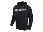 Troy Lee Designs Signature Mens Pullover Hoody Black MD