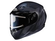 HJC CS R3 Treague Snow W Electric Shield Full Face Helmet Black MD