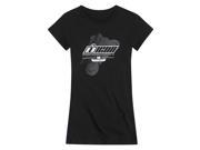 Icon Stant Up Womens Short Sleeve T Shirt Black 2XL