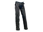 Z1R Carbine Womens Leather Chaps Black MD