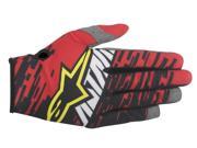 Alpinestars Racer Braap Youth MX Offroad Gloves Red Black White LG