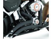 Vance Hines Big Radius 2 Into 2 Exhaust System Black Fits 04 12 Harley XL Sportster Series