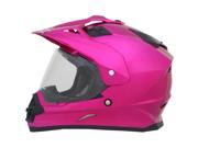 AFX FX 39DS Dual Sport Solid Full face Helmet Fuchsia SM