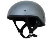 AFX FX 200 Slick Beanie Helmet Solid Gunmetal Flake MD