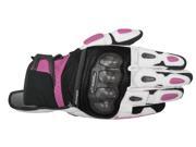 Alpinestars Stella SPX Air Carbon Womens Gloves Black White Pink XL