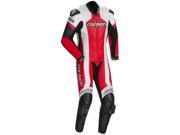 Cortech Adrenaline RR 1 pc Leather Suit Red White LG