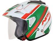 AFX FX 50 Signal Open Face Helmet Italy Green SM
