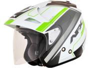 AFX FX 50 Signal Open Face Helmet Green LG