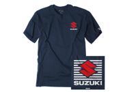 Factory Effex Suzuki Shutter Men s Premium T Shirt Navy 2XL