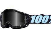 100% Accuri Milkyway MX Offroad Goggles Black Mirrored Lens OS