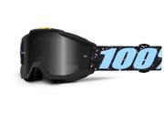 100% Accuri Milkyway Youth MX Offroad Goggles Black Mirrored Lens OS