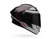 Bell Pro Star Ratchet Full Face Street Helmet Black White LG