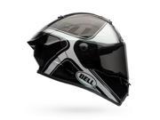 Bell Race Star Tracer Full Face Street Helmet Gloss Black White SM