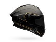 Bell Race Star Ace Cafe Speed Check Full Face Street Helmet Matte Black Gold SM
