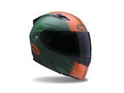 Bell Revolver Evo Rally Helmet Matte Green Orange SM