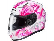 HJC CL 17 Cosmos Motorcycle Helmet White Pink SM