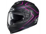 HJC IS 17 Lank Motorcycle Helmet Black Pink MD