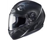 HJC CS R3 Space Motorcycle Helmet Black White LG