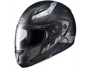 HJC CL Max BT 2 Friction Motorcycle Helmet Black Gray SM
