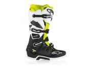 Alpinestars Tech 7 Enduro Mens MX Offroad Boots Black White Yellow 12
