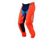 Troy Lee Designs SE Limited Edition Team MX Offroad Pants Orange Navy Blue 30