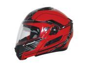 Zox Condor SVS Fluent Modular Helmet Red SM