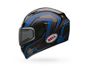Bell Qualifier Reflective Snow Helmet w Electric Shield Blue Black MD