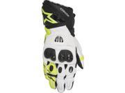 Alpinestars GP Pro R2 Leather Motorcycle Gloves Black White Yellow SM